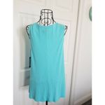 H by Bordeaux  Women's Basic Rib Swing Tank Top Calypso Aqua Size (M) Photo 1