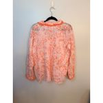 STS Sail to Sable Womens XL Floral Tassel Trim Long Sleeve Blouse Top Pink Photo 3