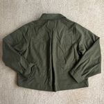 Amour Vert NWT Cropped Genevieve Jacket in Calla Green Women's Medium Photo 2