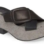 Pedro Garcia Donata wedge platform shoes 39 1/2 FIRM Black Size 8.5 Photo 0