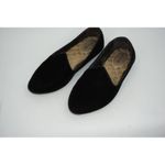 Birdies  Shoes Womens Size 8 Black Velvet Slip On Ballet Flats Quilted Cushion Photo 1