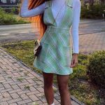 ZARA PLAID PINAFORE DRESS Photo 0