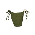 J.Crew  Wide-Rib Curved-Waist Cheeky String Bikini Bottom W/ Rings‎ Sz M NEW Photo 3