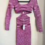 Princess Polly CUT OUT MINI DRESS PURPLE NWT - Size S Photo 4
