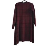 Nina Leonard  women's  Dress/Cardigan  in Deep Wine/Black Medium  NWT Photo 1