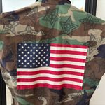 Camo Air Force Flag Patch Vest Size M Photo 4