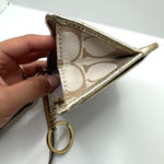 Coach Signature Canvas Coin purse / ID holder / Cardholder Photo 5