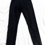 INC International Concepts Black High Rise Pull On Ankle Leggings Black Solid 8 Photo 1