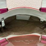 Coach Rare Vintage Authentic  9286 Leather Red-Orange/Pink Hampton Carryall Tote Photo 13