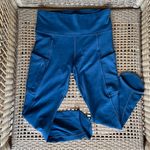 Athleta  navy blue Leggings with pockets Photo 0