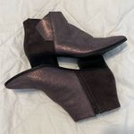 Qupid  size 7 super cute ankle booties brown back and 2 tone front small heel EUC Photo 3