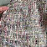 Loft  Size 12 Multicolor Tweed Pencil Skirt Pastel Workwear Office Classic Photo 6