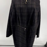 Alfani  Black on Black Stripped Grid Jacket Women’s Plus Size 18W NWT Photo 0