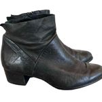 Paul Green Women’s black soft leather ankle booties size 5 Photo 1