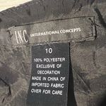 INC Tank Blouse Babydoll Bling Y2K Black Fairy Goth Career Business Casual 10 Photo 1