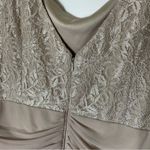 Jessica Howard  Evenings Champagne Chiffon and Lace Formal Dress Size 14 Photo 9