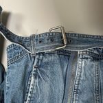 Paige women’s strappy denim Jacket size small Photo 1
