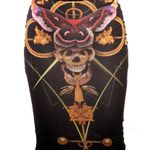 Iron fist pencil mayan skull skirt small Photo 0