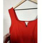 Ava & Viv  Bright Red Fitted Tank Top Size 1X Womens Plus Size Photo 1
