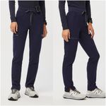 FIGS  High Waisted Yola Skinny Scrub Pant In Navy Blue Photo 1