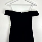 Lulus  Classic Glam Off The Shoulder Dress in Black Size X-Small Photo 10