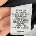 BP Nordstrom Black Long Sleeve Cropped Top Bubble Hem Scoop Neck Women's Size L Size L Photo 4