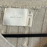 All:row Women's Cream Cable Knit Sofia cardigan Sweater cute cozy size large Photo 4