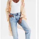 American Eagle NWOT OUTFITTERS FLORAL CHIFFON OPEN FRONT BOHEMIAN KIMONO Photo 1