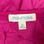 Maurice's Lace Babydoll Cami Tank Top Women's Size XL Pink Crinkle Fabric Y2K Photo 4