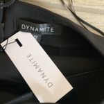 Dynamite  asymmetric dress with back detail in jet black Photo 7