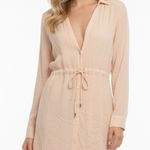 HD in Paris by Anthropologie ivory color shirt dress size small Photo 0