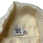 Princess Polly  Size M/L Morley Off‎ Shoulder Ribbed Sweater Cream Thumb Holes Photo 4
