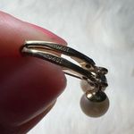 10K Gold Pearl Drop Earrings – Leverback Fine Jewelry, Stamped CI Photo 2