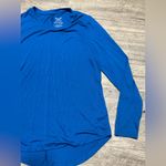 Faded Glory  Vibrant Blue Long Sleeve Tee Photo 2