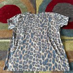Prince Peter Collection Leopard Animal Print Cropped Short Sleeve T Shirt Small Multi Photo 2