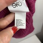Ella Moss Size L Sweater Penelope Crew Neck Bell Sleeve Knit Pink Magenta Photo 8