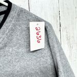 Vtg Red Oak Sweater Women Size Large Gray Fleece VA Tech V Photo 2