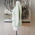 Loft Ann Taylor Knit Blazer Size Small Light Green EUC Photo 3