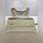 Liz Claiborne Women's Cream knitted Tank top size medium Photo 6