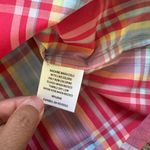 Charter Club Shirt Shop Multicolor Plaid Shirt Red Size 10 Photo 4