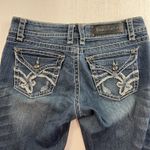 GRACE IN LA Jrs 11 Jeans Low Rise Straight Leg Denim Stretch Grunge Festival Photo 11