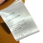 NAP lounge Wear Free Flowing Cropped Top Pleated Sleeve in Warm Amber Size M Photo 7