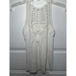 Maurice's XS White Crochet Tank Top Sleeveless Casual Summer Boho Festival Photo 1