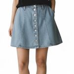 Y2k 90s Vintage Denim front button A Photo 0