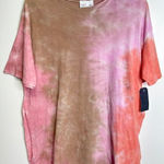 Melrose and Market âShirt Womens Crewneck Oversized Tie Dye Multicolor ShortâSlee Photo 0