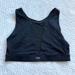 Victoria's Secret  VSX Sports Bra S Black Mesh Inserts Wireless Unlined Athleisure Photo 2