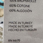 Free People We The Free  Good Luck Mid-Rise Barrel Jeans Tan Teal Gray Stripe 27 Photo 9