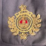 Free People FP  Ballet School Blazer Navy & White Cropped Academia Flowy sz S Photo 6