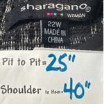 Sharagano Woman 22W Black Gray Plaid Dress A-Line Career Casual Zip Pockets Photo 3
