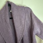 Soft Surroundings Telluride Shawl Cardigan Lilac Purple Mohair blend size S Photo 5